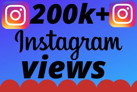 I will add 200000+ real and organic  Instagram views for your business