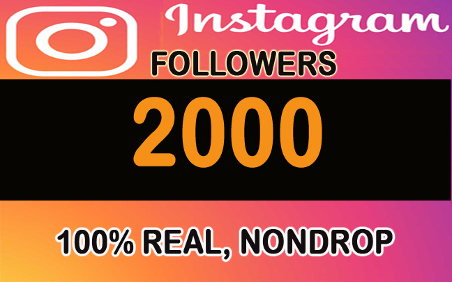 2000+ H.Q Instagram Followers from USA