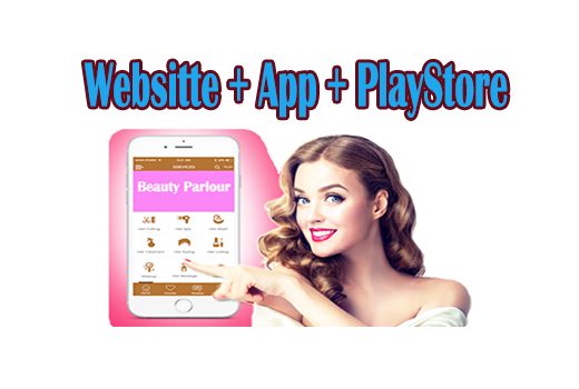Iconic beauty parlor website + app + PlayStore publish