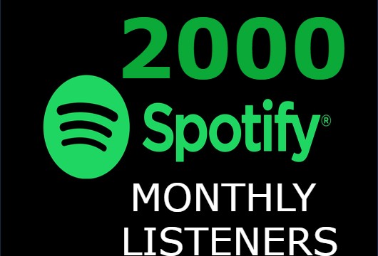 i will add you 2000+ Spotify Monthly Listeners