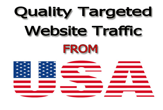 Give you American web visitors real targeted Organic web traffic from USA, United States