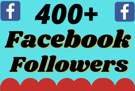 I will add 400+ real and organic Facebook followers