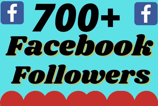I will add 700+ real and organic Facebook followers