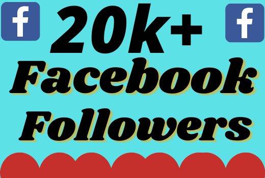 I will add 20000+ real and organic Facebook followers