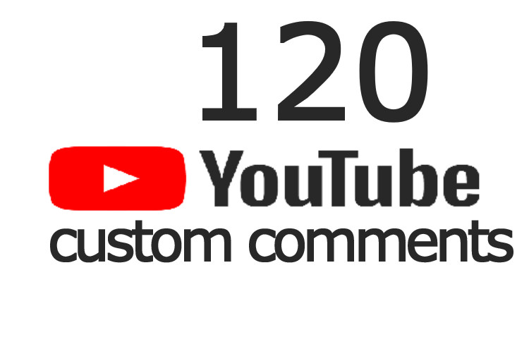 Add 120 YouTube Custom Comments From Real Active User