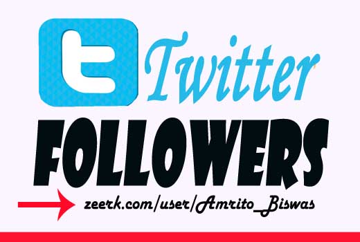 Get 1000+Twitter Followers, High Quality, Non-Dropped Guarantee