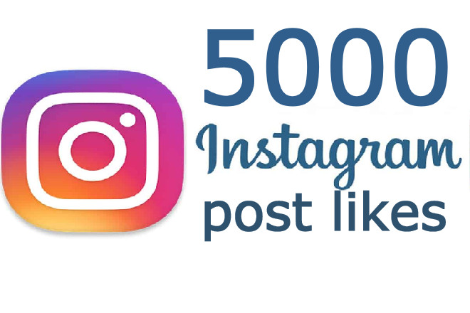 ADD 5000+ Instagram Post Likes Non-drop, real and active user