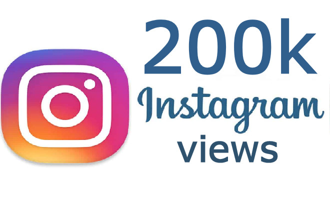 i will send you INSTANT 200K Instagram posted video views