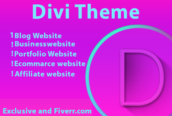 I will be expert for wordpress divi theme customize and divi builder