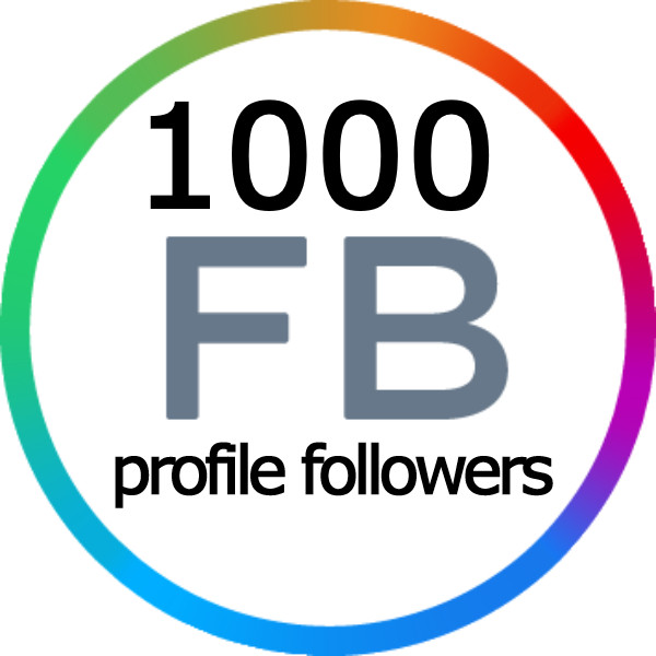 1000 REAL and ACTIVE Facebook Profile Followers
