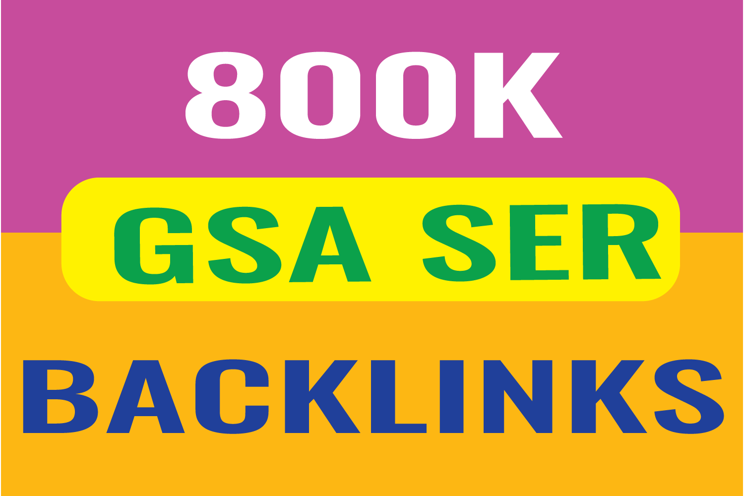 800.000 GSA SER SEO Link Juice Verified Backlinks For Faste Index & Increase Google Ranking