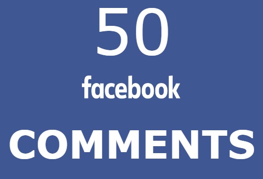 50 Facebook comments HIGH QUALITY