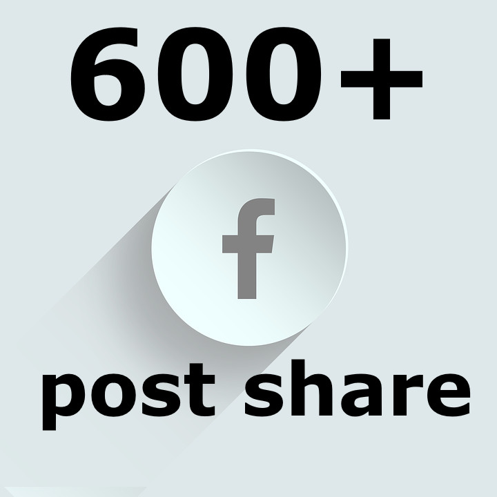 Get 600+ Facebook Post Share and it can be divided in several post