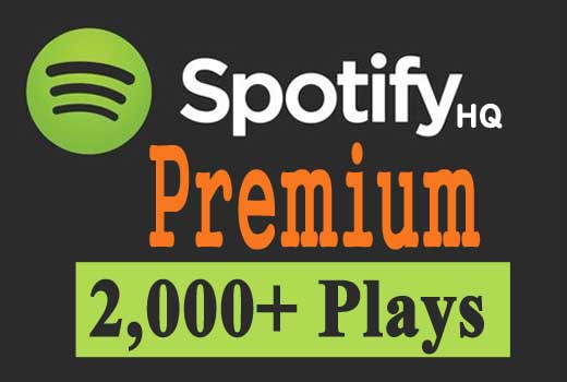 Get 2,000+ Spotify Premium Track Plays, All Active User, Non-Drop & Lifetime Guaranteed.