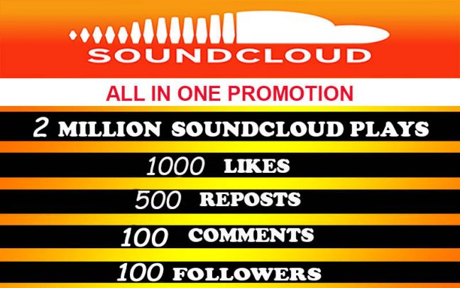 2,000,000+ (2 Million) SOUDCLOUD PLAYS with all in one