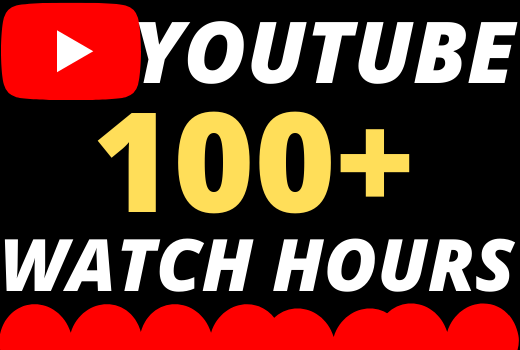 I will give you 100+ organic youtube watch hours superfast