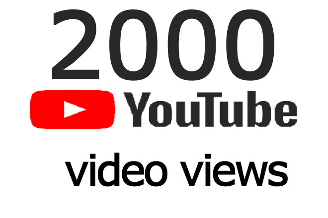 2000 Youtube views Real non drop