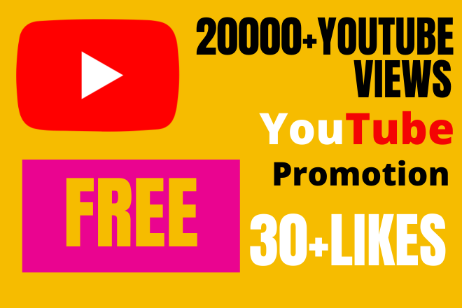 I Will Provide 20000+ YouTube Organic views