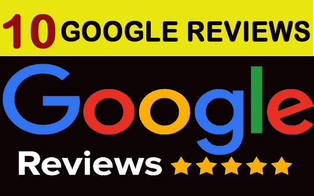 10 Google Maps 5 stars Reviews Non drop