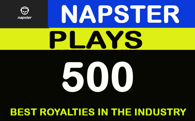 500 Napster Royalties Eligible Plays