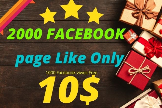 I will provide your Facebook page like