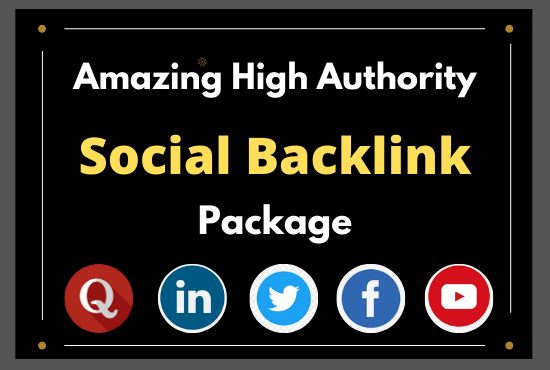 Get your Targeted Traffic Amazing High Authority social Backlink Package and google ranking
