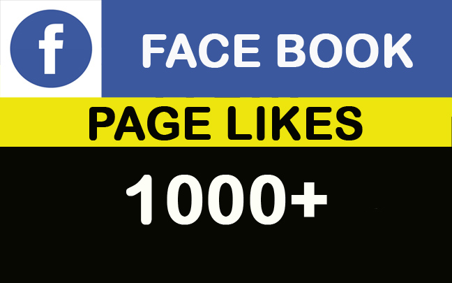 1000 Facebook PAGE LIKES promotion