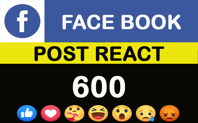 600 Facebook Post Likes, Reaction
