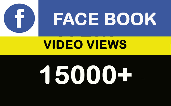 15000 Facebook Video Views Lifetime