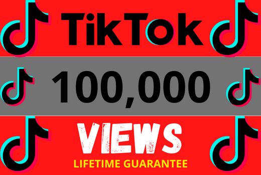 Get 100K+ Tiktok Post Video Views, Non-Drop, and Lifetime Permanent