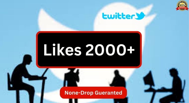 I will Provide 2000+ Twitter Likes High Quelity & Nonedrop