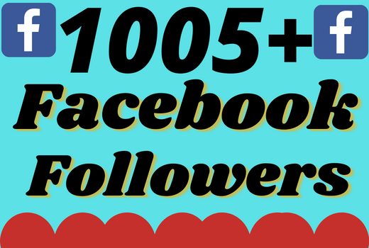 I will add 1005+ real and organic Facebook followers