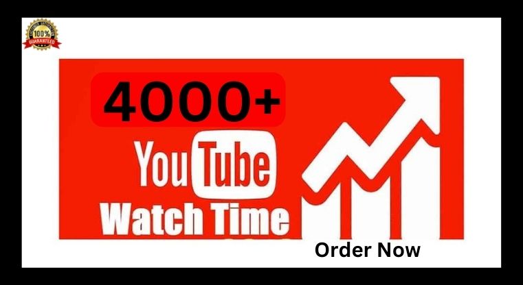 4000+ Youtube Watchtime 100% Organic & Nonedrop Lifetime