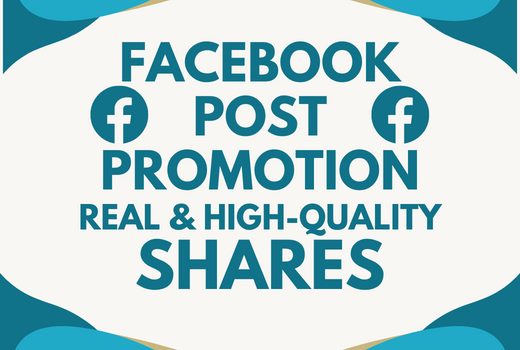 1000 Facebook Posts Share Real and High-quality