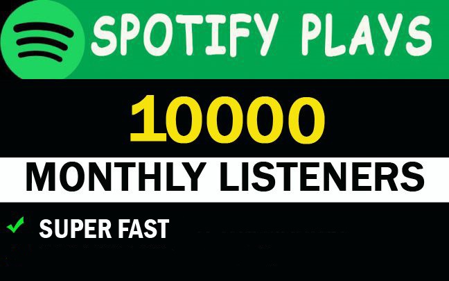 10,000 Premium Monthly listeners From USA.