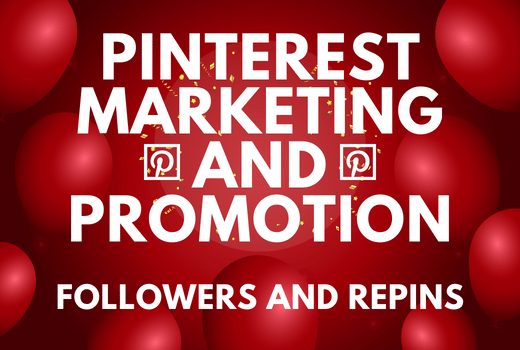 Grow your Pinterest account with 500 profile followers and 1000 repins