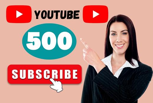 500 Youtube Subscribers nondrop lifetime guarantee