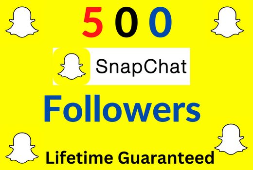 Add 500 Snapchat followers Instant natural and organic, Non-drop & lifetime guaranteed.