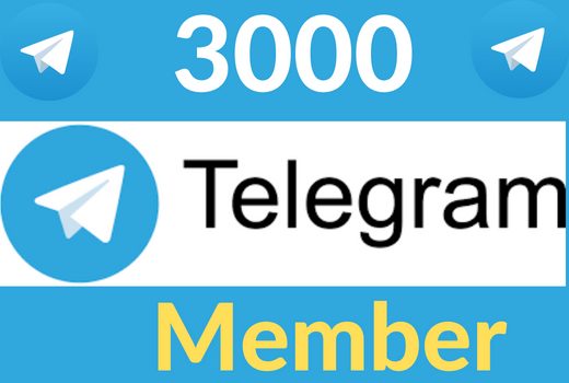 3000 telegram channel member non-drop and lifetime guarantee
