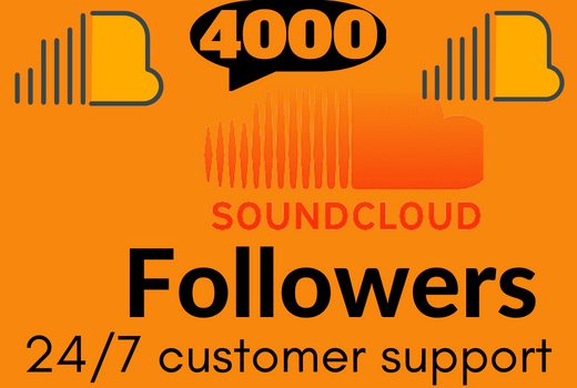 I will provide 4000 SoundCloud followers with Instant organic, Non-drop & lifetime guarantee