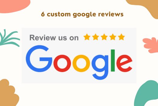 Add 5 stars 6 google reviews lifetime guaranteed for your business page