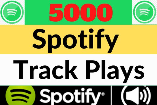 Get 5000 spotify organic palys From HQ Account and lifetime guaranteed