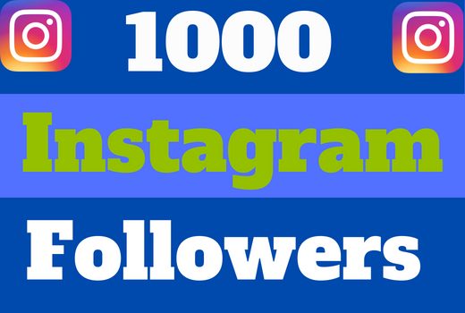 I will provide 1000 Instagram followers with 100% real and a lifetime guarantee