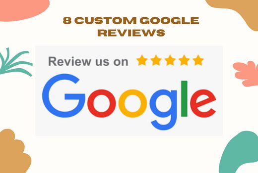 5 stars 8 google reviews lifetime guaranteed for your business page