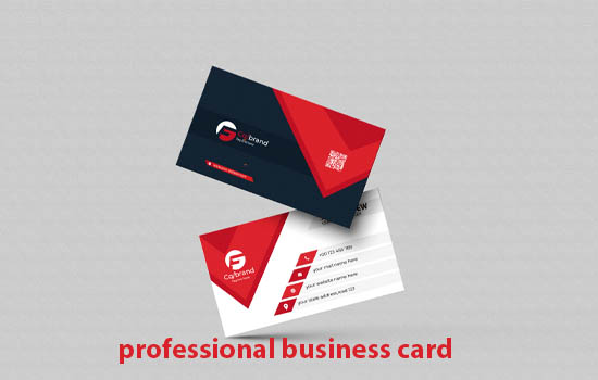 I will do minimalist business card business card design