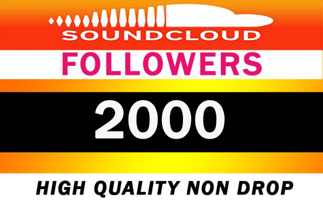 2000 Soundcloud Followers Nondrop