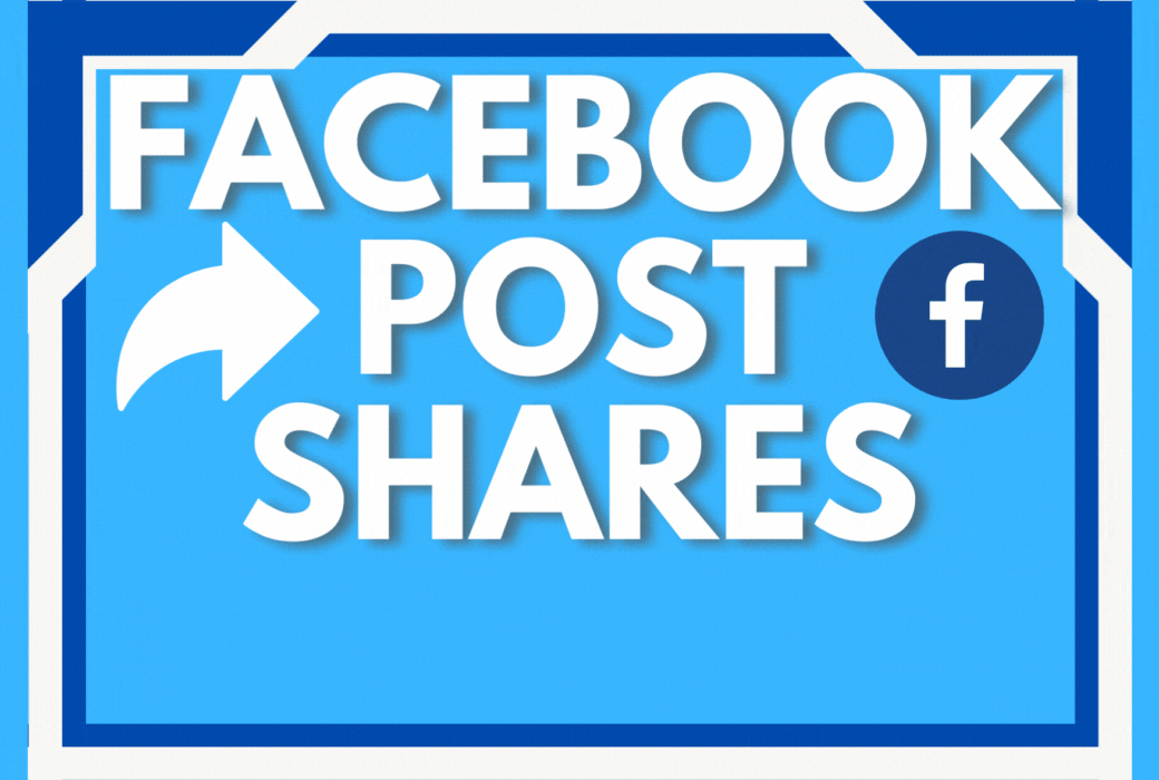 500 Facebook shares for post, photo, or video | Splits available