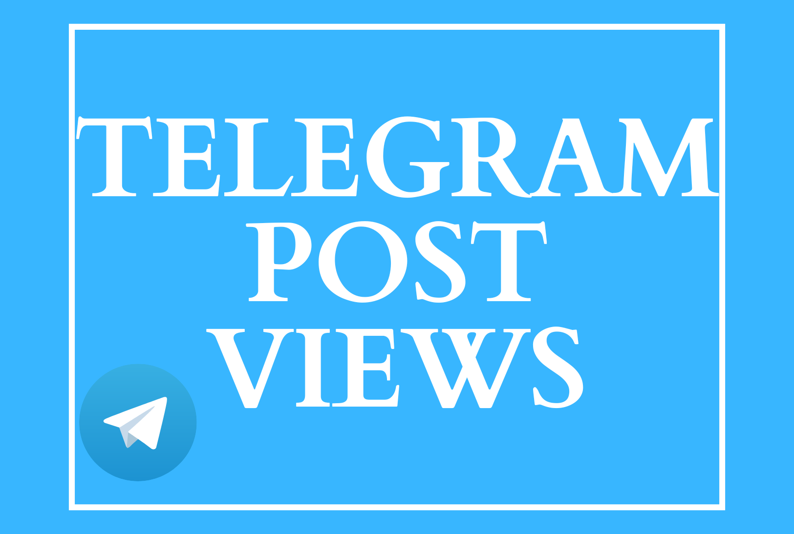 500 views of posts on Telegram