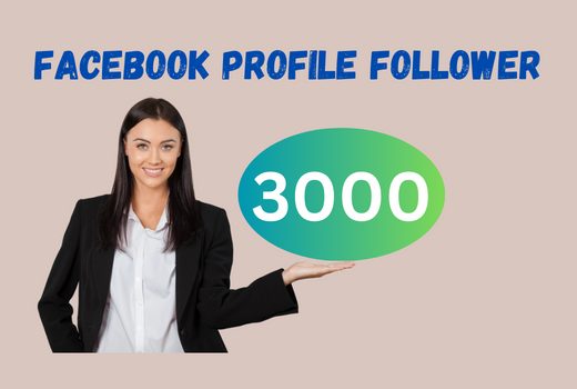 Super Instant 3000 Facebook profile Followers lifetime