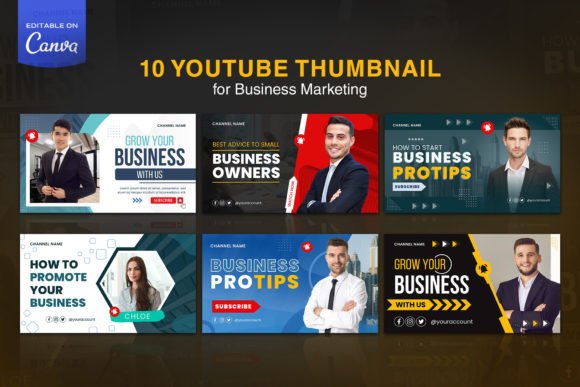 10 Youtube Thumbnail Business Marketing